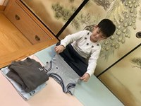 整理我最强 叠衣我最棒　——记东沙湖小学一年级劳动教育主题班会