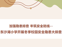 （2023）苏州工业园区东沙湖小学冬季校园安全大排查