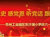 颂百年风华 庆别样六一——记苏州工业园区东沙湖小学“知党史 感党恩 听党话 跟党走”庆六一主题活动